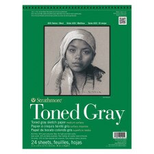 Strathmore 400 Series Toned Gray Sketch Spiral Pad